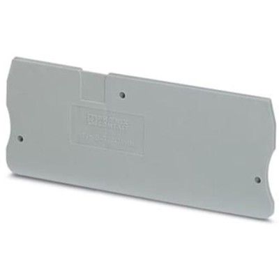 5PC PHOENIX CONTACT - IC 3036767 End Cover 90.5mm x 2.2mm x 43.5mm (LxWxH)