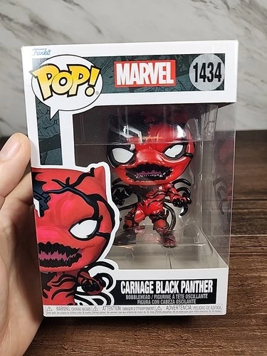 ☆NEW☆ ~Marvel Carnage Black Panther Funko Pop! Vinyl Figure #1434~ ☆LOOK☆
