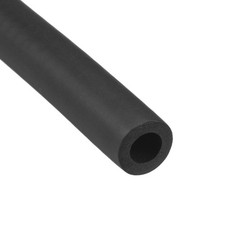 Foam Tubing for Handle Grip, Pipe Insulation 1/2" 13mm ID 23mm OD 1m Black