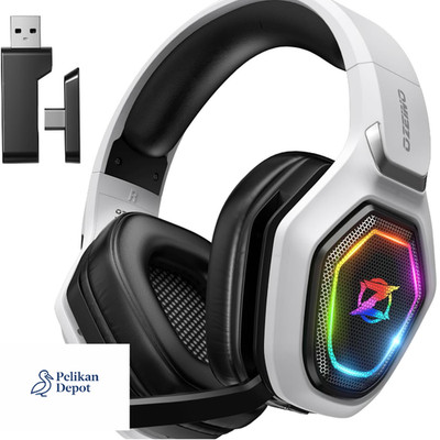 Ozeino Wireless Gaming Headset PS5 PC Switch 2.4GHz Bluetooth 40h Ak