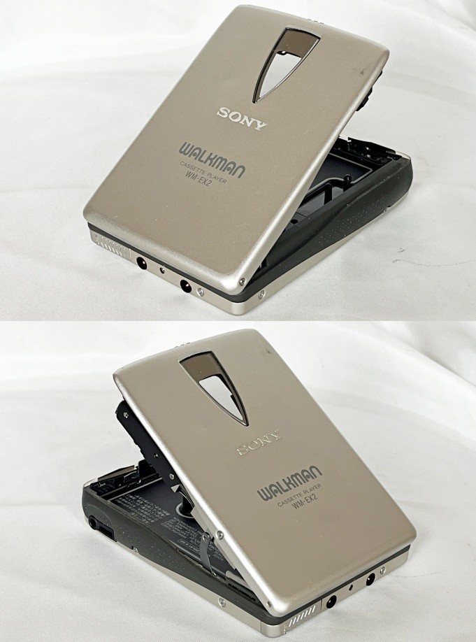 SONY WM-EX2 1996 Walkman Silver Vintage Cassette Player Made in