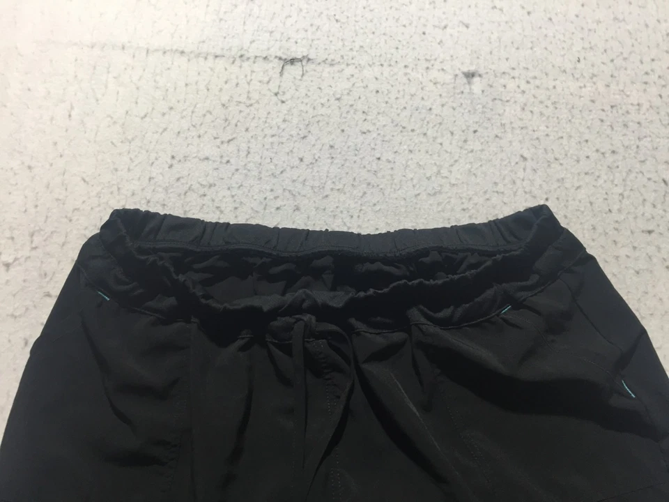 Pantalones Médicos Scrubstar Para Mujer 2XL Negros Bolsillos Cordón Foto 3 de 4