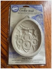 Wilton Easter Egg Cookie Mold 2306-1014 NOS 1997 Taiwan Cooking Baking Tool