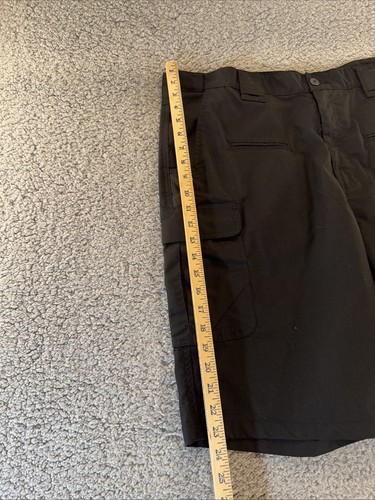Propper Men’s Cargo Lightweight tactical Shorts Black Canvas Telflon RN# 89706 - Picture 4 of 12