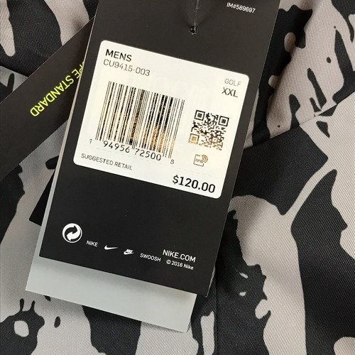 Chaqueta rompevientos Nike Golf Repel Anorak empaquetable para hombre ajuste estándar camuflado con capucha - Imagen 12 de 13