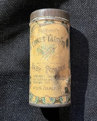 Antique Tin - Palmer s Violet Talcum Baby Powder