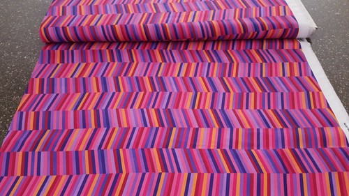 23" Forest Fancies Lisa Kirkbride P&B Textiles Purple Pink Red Orange Geometric - Picture 4 of 4