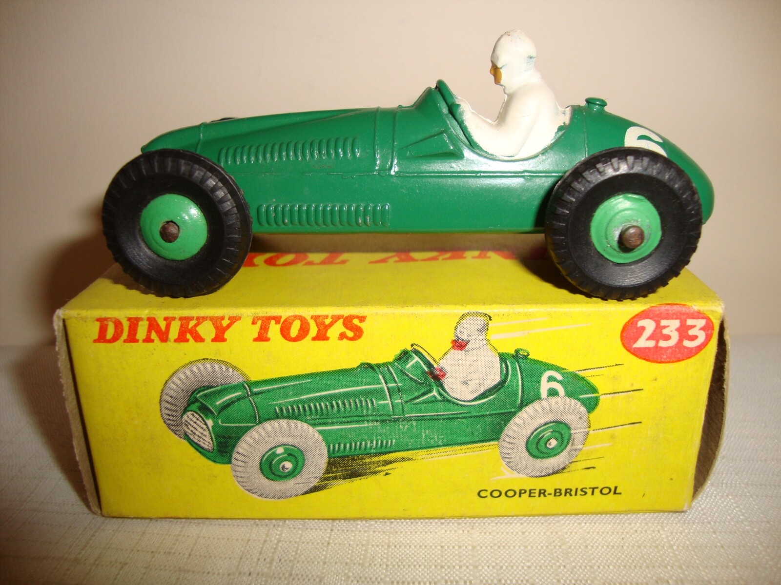 Dinky 233, Cooper Bristol Racing Car - Free Price Guide & Review