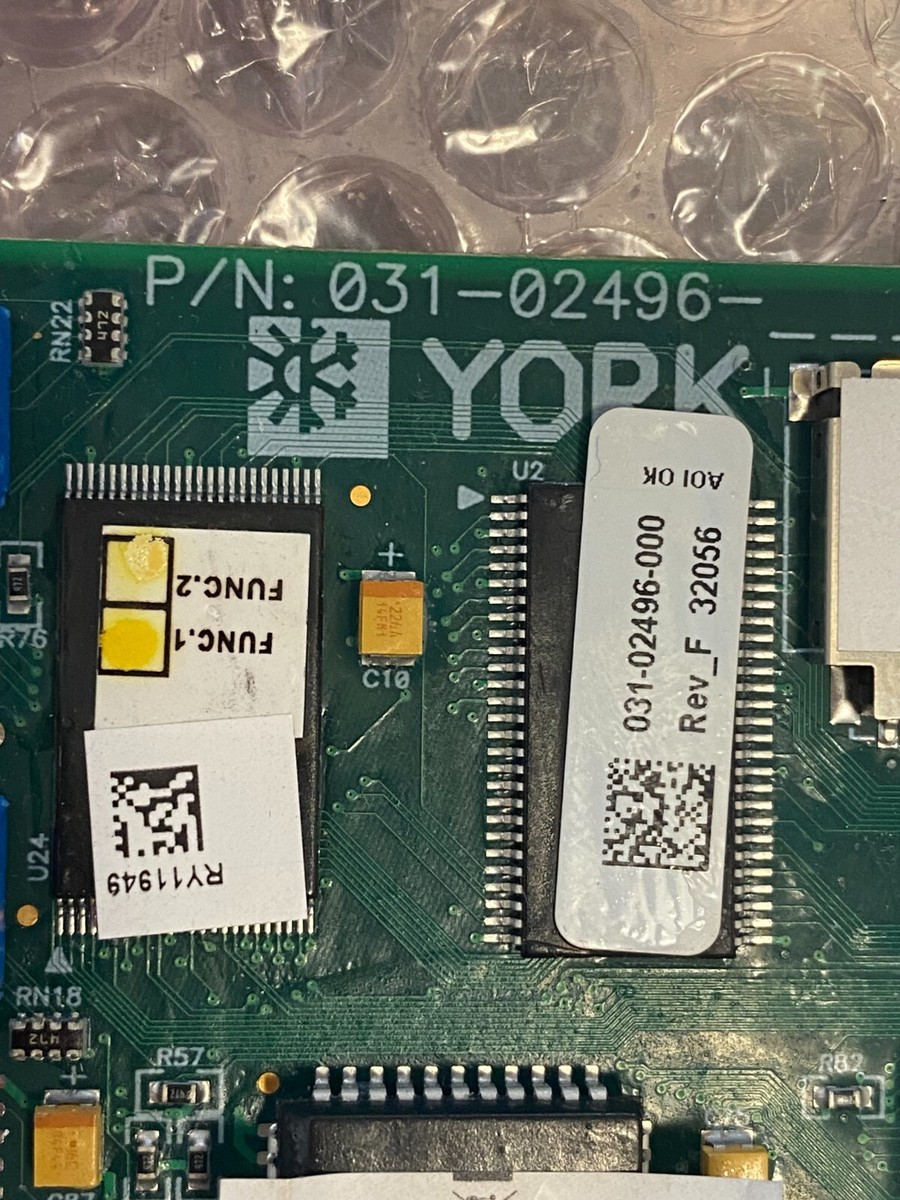 York IPU controller board 331-02496-101 faulty board( no