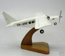 GA-8 Airvan Gippsland GA8 Avión Escritorio Madera Modelo Grande Nuevo