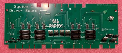 New Big Daddy Driver board for Gottlieb System 1 System One pinball machines