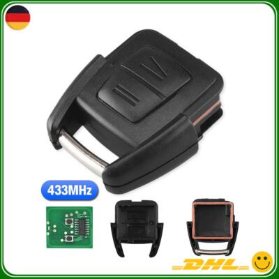 Für Vauxhall Opel Astra Zafira DA 2 Tasten Funkschlüssel Fernbedienung 433Mhz DE