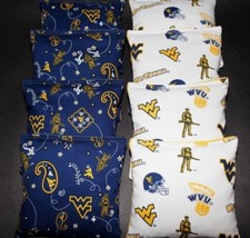  University of WEST VIRGINIA WV MOUNTAINEERS 8 Cornhole Bean Bags ACA Regulation