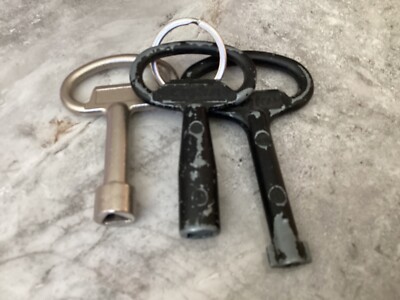 Lot of 3 EMKA Square 8 mm, Triangular 8mm & Round 5mm Keys | eBay