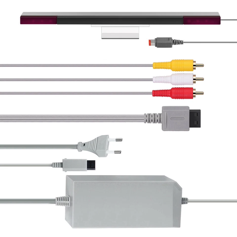 Nintendo Wii White Console + ORIGINAL Remote Controller, Nunchuk, Cables & Game - Image 2 of 4