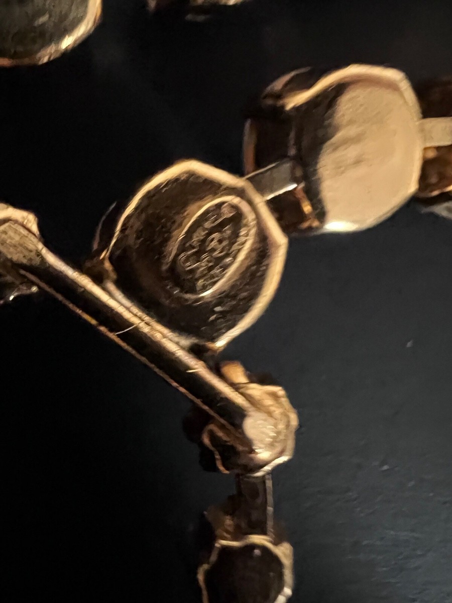 CHANEL VINTAGE 1995P CLASSIC MUSEUM 24K GOLD CRYSTAL BELT