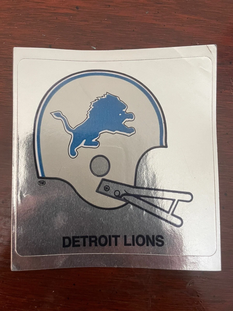 Pegatina Detroit Lions #1: Calcomanía Troquelada Vinilo Impermeable Para Coche Y Móvil