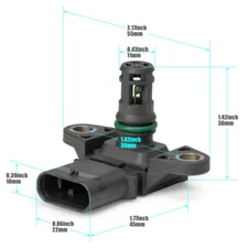 7599042 For BMW X5 X6 640i 650i 750i Air Intake Flow Manifold Pressure Sensor