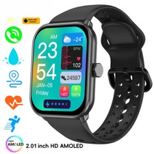 Global Version Men Women HD AMOLED Screen Heart Rate Bluetooth Call GPS Tracking