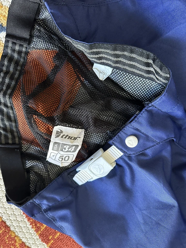 Pantalones Thor Phase Hyperion Azul Marino/Naranja Talla 34Us 2903-1308 Foto 4 de 4