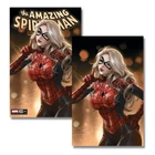 AMAZING SPIDER-MAN #39 EXCLUSIVE VIRGIN/TRADE - LEIRIX LI BLACK CAT COSPLAY
