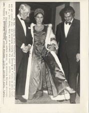 Funny Girl Premiere Barbra Streisand Omar Sharif Vintage Press Photo Stamped