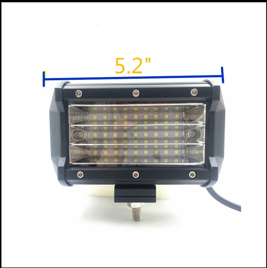 1 x 5.2'' Truck Off Road 27LED Flood Beam Working Light Driving Fog Light Backup - Image 2 of 4