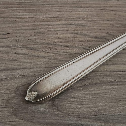 5 Oneida Silver Longchamps Chaumont Salad Fork 6 3/8" Silverplate 1935 - Picture 9 of 12