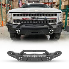 For 2007-2013 Chevy Silverado 1500 Front Bumper Wled Lightsd-rings Off-road For 2007-2013 Chevy Silverado 1500 Front Bumper Wled Lightsd-rings Off-road