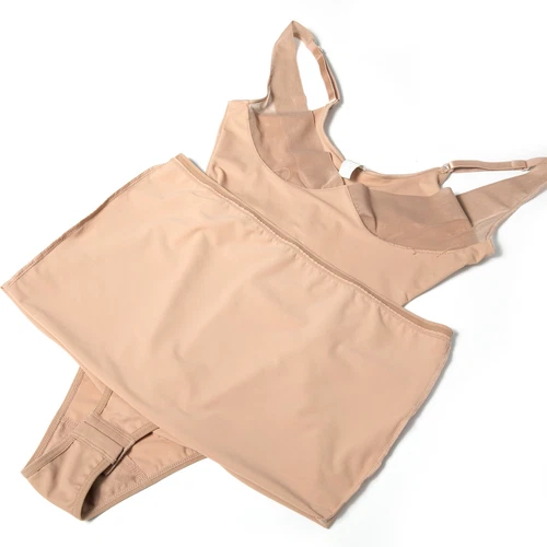 Damen Figurformende Miederkleid Unterkleid Bauchweg Stark Formende Kleidung - Bild 9 von 15