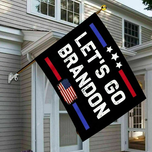 Let's Go Brandon Flag Anti Biden House Garden Flag Home Decor FJB 3x5Ft