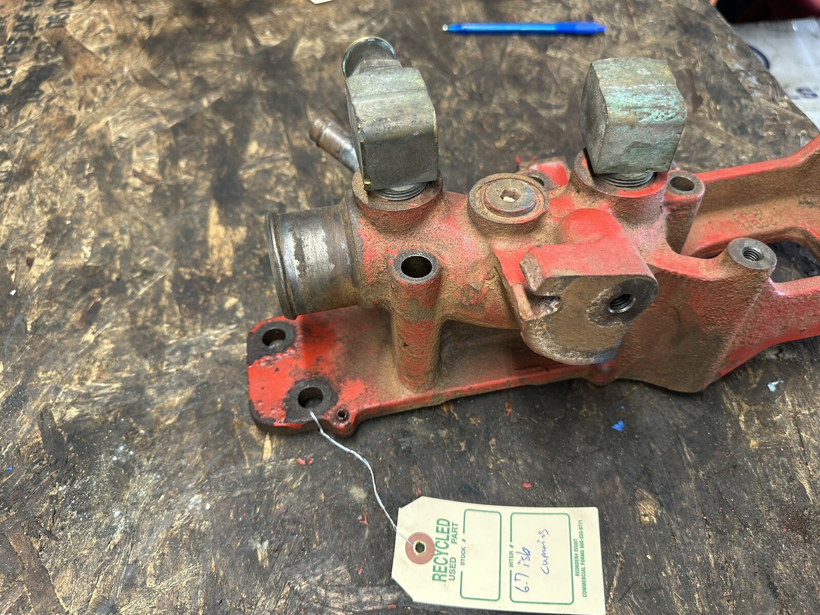 Cummins ISB 6.7 Turbo diesel Water Inlet Connection 5260973 OEM | eBay