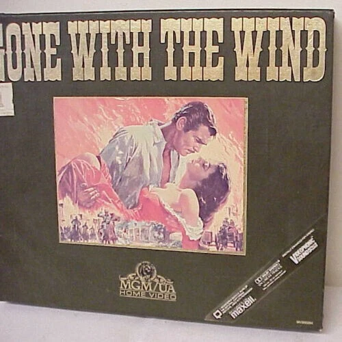 GONE WITH THE WIND 1939 TEC 2 PART VHS MOVIE W/ CASE MGM/ UA HOME VIDEO MV900284 - Image 3 of 4