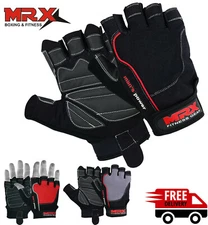 Power Weight Lifting Training Gym Gloves Straps Wrist Support Lift Workout