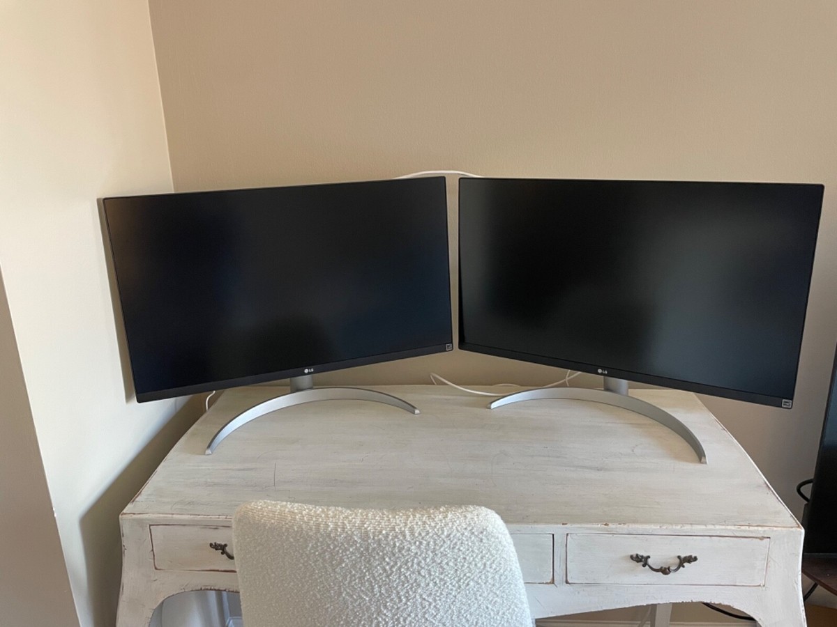 BRAND NEW (x2) - LG 27UP600-W 27