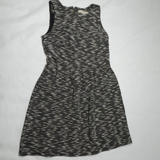 Ann Taylor LOFT Size 8 Sleeveless Tweed Stretch A-Line Back Zip Dress