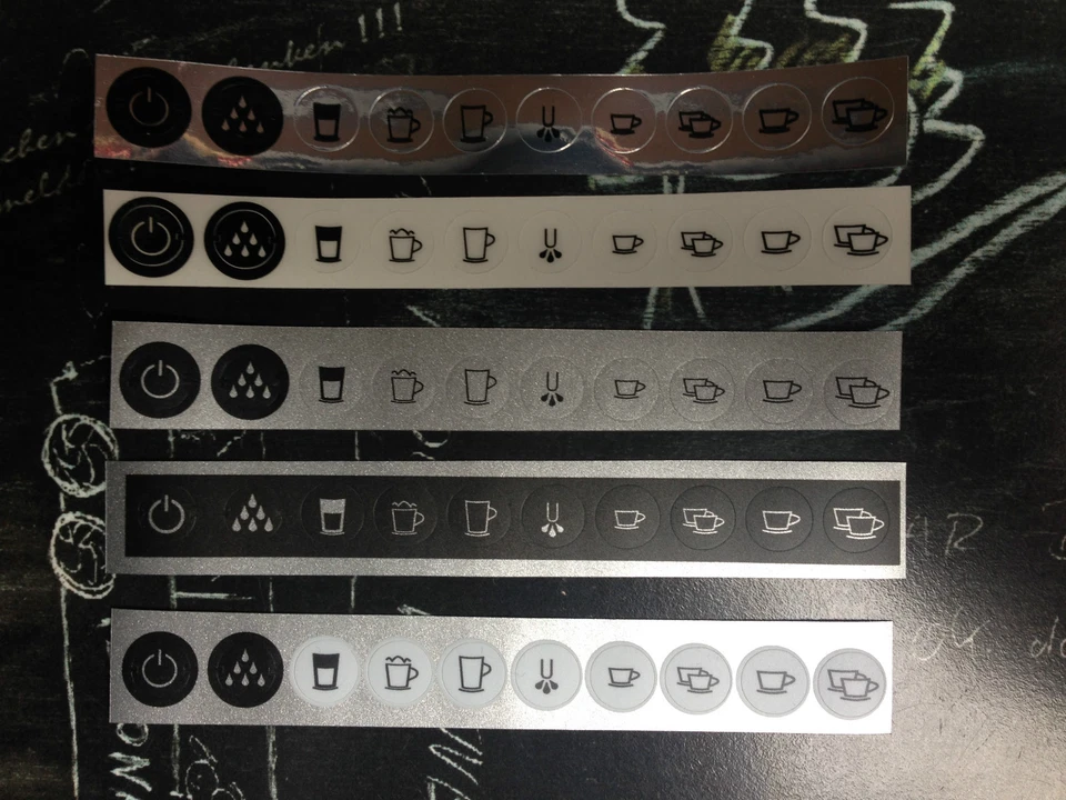 Jura Impressa Z5 Tastensymbol Aufkleber Sticker ***Premium Qualität***