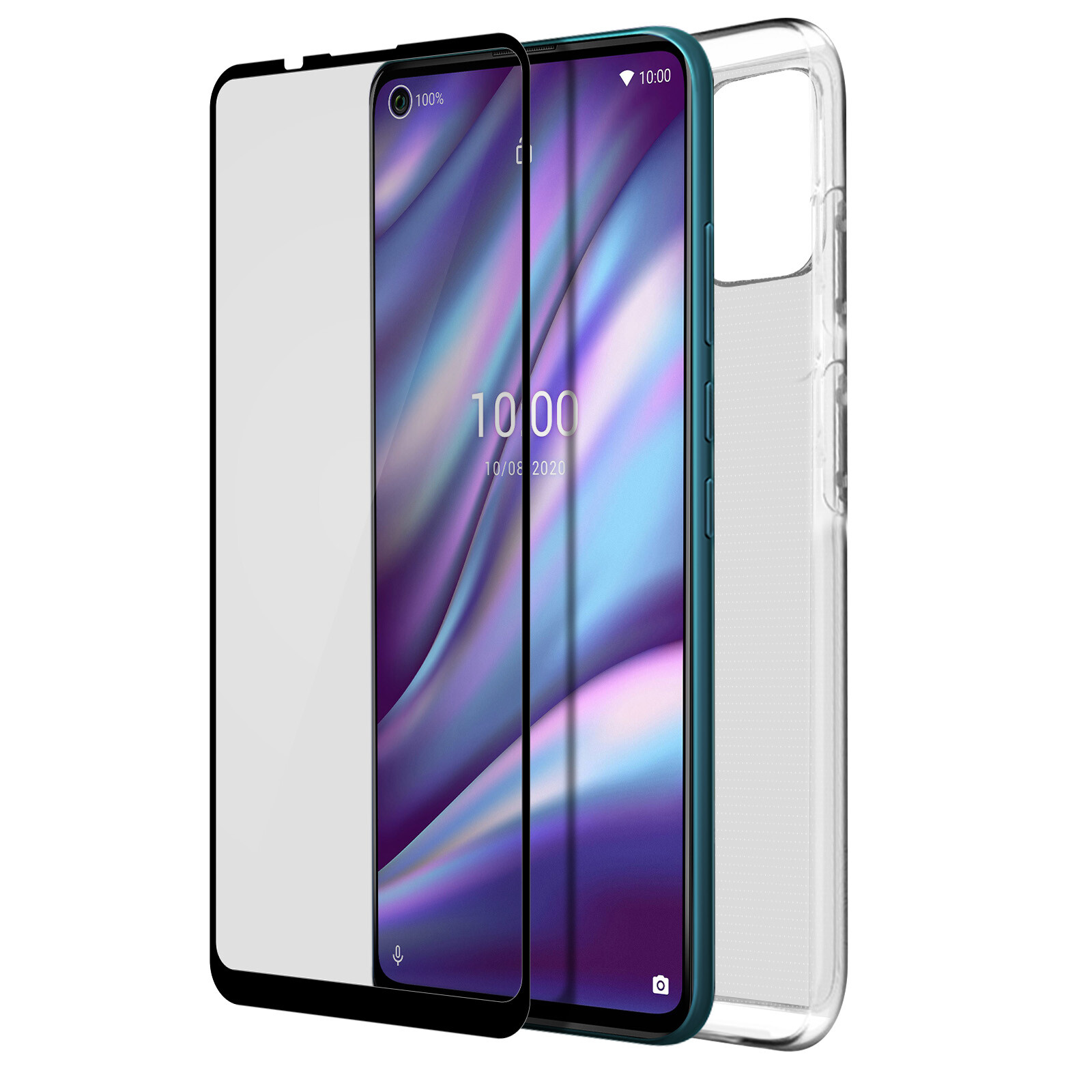 Protection Wiko 5/5 Plus Back cover for Soft Film Tempered Glass Original