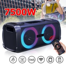 7500W Bluetooth Wireless Portable Speaker Stereo Bass USB FM-Radio Loudspeaker