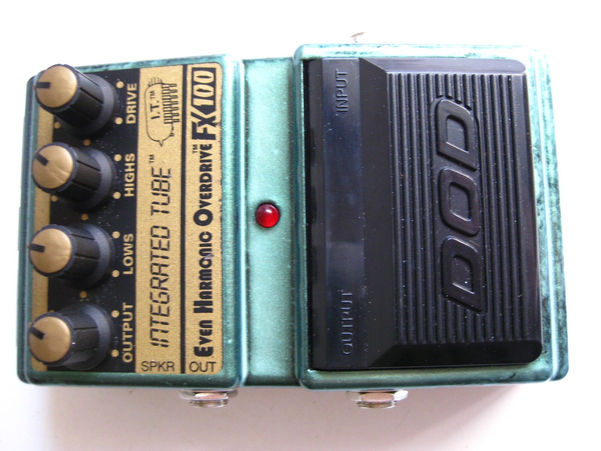 Vintage DOD FX100 Integrated Tube Overdrive Guitar Effect