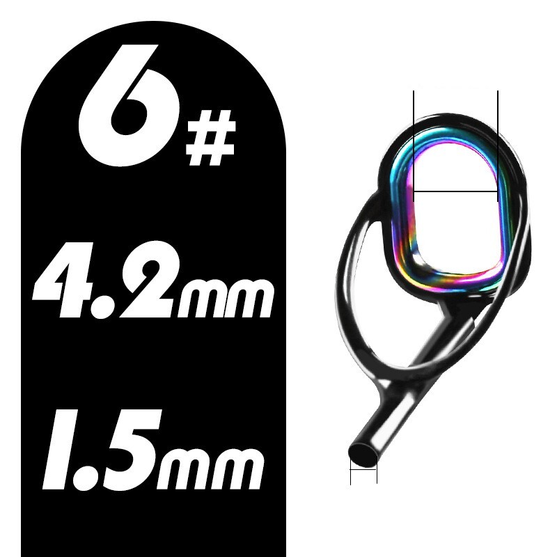 Reliable Fishing Rod Pole Guide Tip Top Ring Eye Repair for Optimum