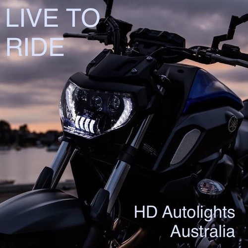 LED Projector Headlights with DRL for 20182019 Yamaha MT07 & MT07 eBay
