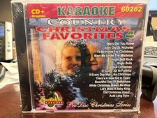 CHARTBUSTER PRODISC KARAOKE 60262 COUNTRY CHRISTMAS FAVORITES V4 CD G 15 SONGS