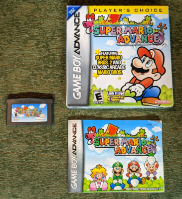 Super Mario Advance - Player's Choice (Game Boy Advance, 2006) Complete GBA