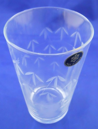 Vintage Sasaki Crystal Bamboo Multisided Stem Flat Tumbler 10 Oz. - Picture 7 of 8