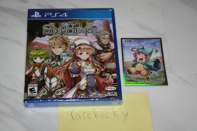 Seek Hearts (PS4) NEW SEALED W/CARD, MINT, LIMITED RUN GAMES 351, RARE!