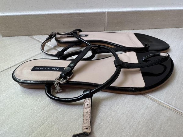 Women Patrizia Pepe Heels Black Leather 38
