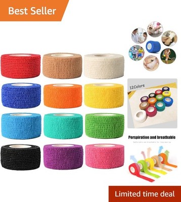 Elastic Self-Adhesive Bandage for Pain Support and First Aid