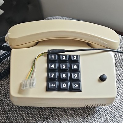 Widmaier Schnurgebundenes Telefon, Beige TEL912
