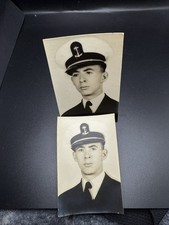 WWII Soldier Photo, Military Photo: Navy Midshipman Cadet Photo Lot Sailor